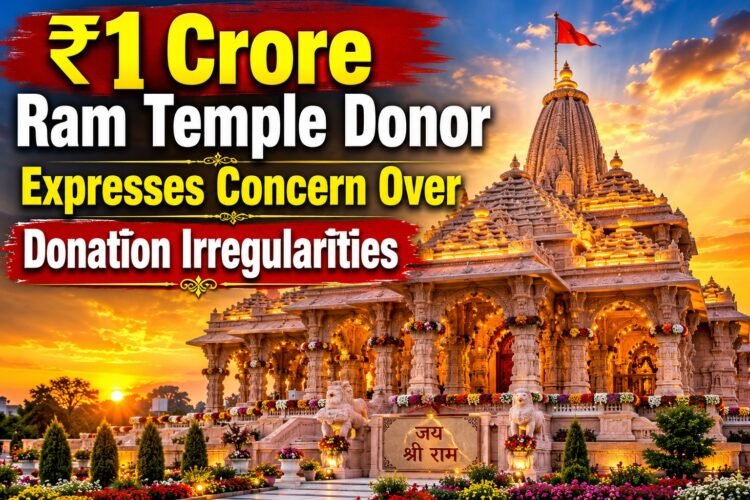 ₹1 Crore Ram Temple Donor Expresses Concern Over Donation Irregularities
