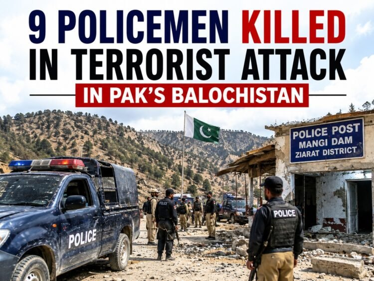 9 Policemen Killed in Terrorist Attack