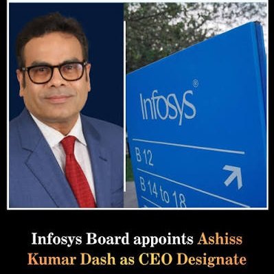 Ashish Kumar Das Named Infosys CEO-Designate, to Take Charge on April 1, 2027 2 Ashish Kumar Das Named Infosys CEO
