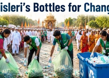 Bisleri's 'Bottles for Change' Collects 6 MT of Plastic Waste During Pune Wari 2026 5 Bisleri Bottles for Change