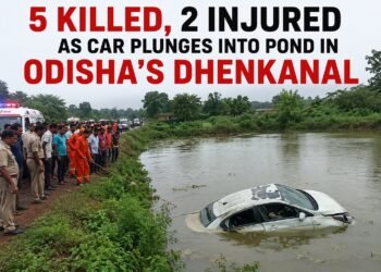 5 Killed, 2 Injured as Car Plunges Into Pond