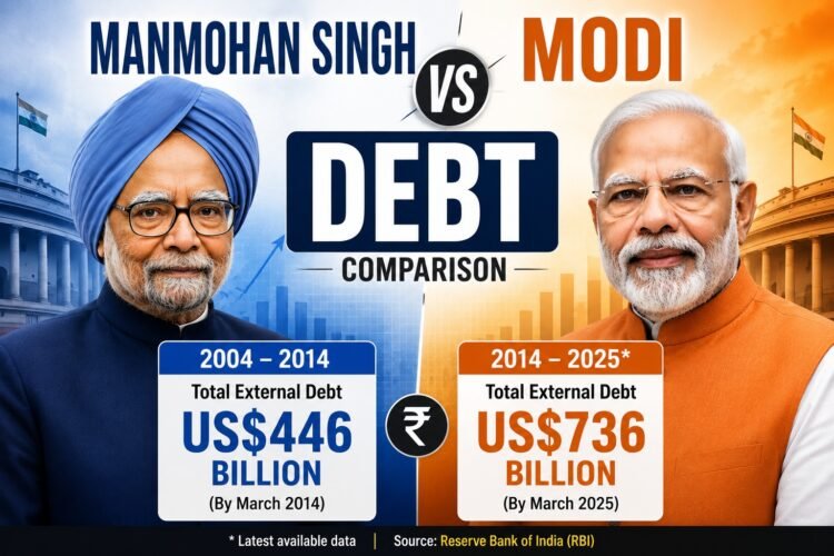 India's Foreign Debt: Comparing the Manmohan Singh and Narendra Modi Eras 1 India's Foreign Debt: Comparing External Borrowing