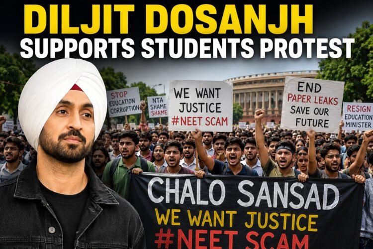 Diljit Dosanjh Supports Students' Protest Over Alleged NEET Irregularities 1 Diljit Dosanjh Supports Students Protesting
