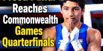 Preeti Pawar Reaches Commonwealth Games Quarterfinals