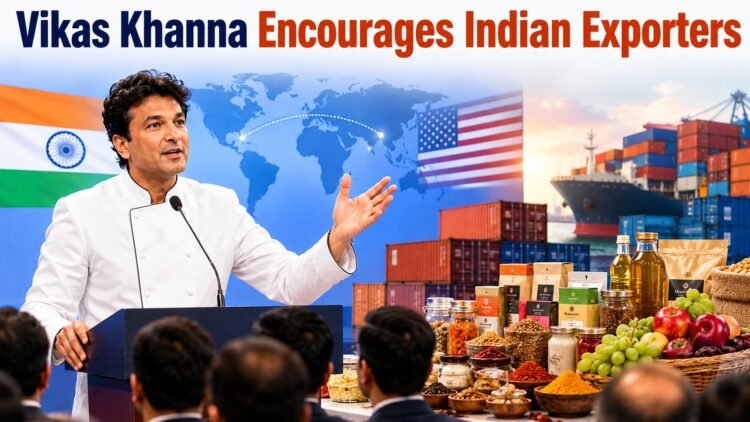Chef Vikas Khanna Urges Indian Exporters to Expand