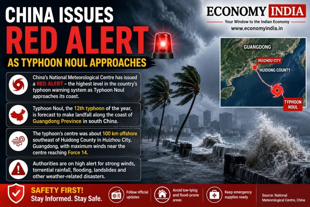 China Issues Red Alert as Typhoon Noul Approaches 3 China Issues Red Alert as Typhoon Noul Approaches