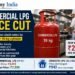 Commercial LPG Prices Cut by ₹183.50 Per Cylinder; Domestic LPG Rates Remain Unchanged 8 Commercial LPG Prices Cut by ₹183.50 Per Cylinder; Domestic LPG Rates Remain Unchanged