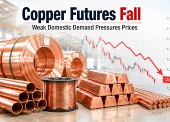 Copper Futures Fall 0.85% on Weak Domestic Demand