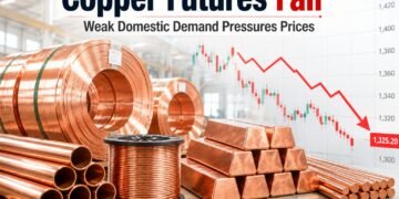 Copper Futures Fall 0.85% on Weak Domestic Demand