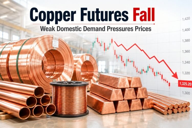 Copper Futures Fall 0.85% on Weak Domestic Demand 1 Copper Futures Fall 0.85% on Weak Domestic Demand