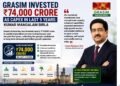 Grasim Invests ₹74,000 Crore in Five Years, Reinforcing Long-Term Bet on India's Growth Story