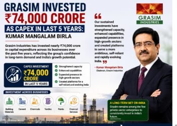 Grasim Invests ₹74,000 Crore in Five Years, Reinforcing Long-Term Bet on India's Growth Story