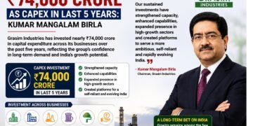Grasim Invests ₹74,000 Crore in Five Years, Reinforcing Long-Term Bet on India's Growth Story