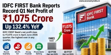 IDFC FIRST Bank Reports Record Q1 Net Profit of ₹1,075 Crore, Up 132.4%