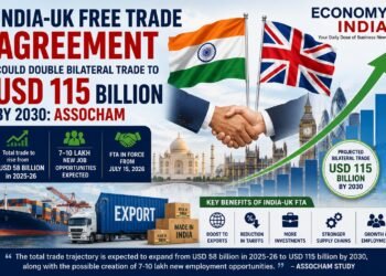 India-UK Free Trade Agreement Could Double Bilateral Trade to USD 115 Billion by 2030: Assocham 3 India-UK Free Trade Agreement Could Double Bilateral Trade to USD 115 Billion by 2030: Assocham