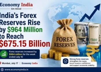 India’s Forex Reserves Rise by $964 Million to Reach $675.15 Billion
