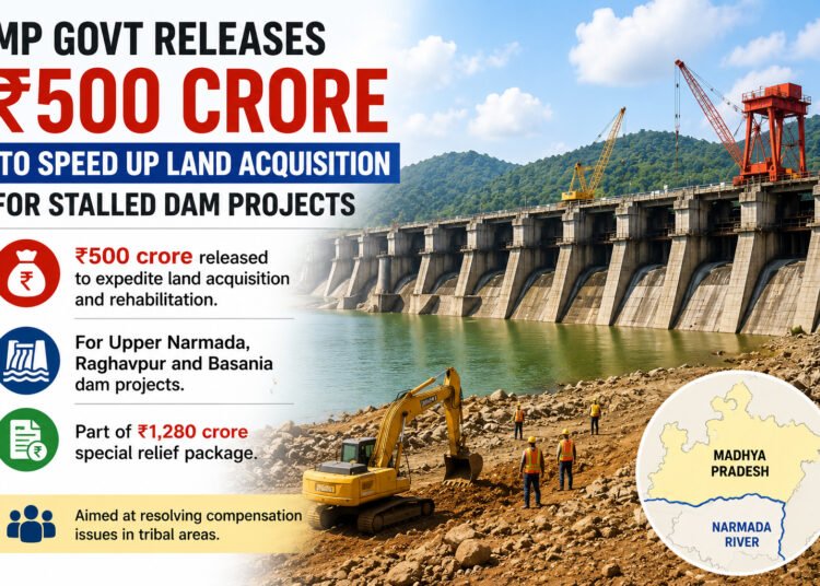 MP Government Releases ₹500 Crore to Speed Up Narmada Dam