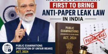 Modi government anti-paper leak law