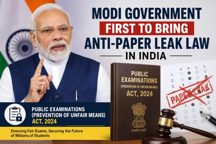Modi Government First to Bring Anti-Paper Leak Law in India, Says Kerala BJP Chief 1 Modi government anti-paper leak law