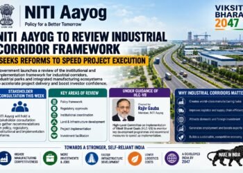 NITI Aayog Reviews Industrial Corridor Framework to Fast-Track Projects and Boost Investor Confidence 4 NITI Aayog Reviews Industrial Corridor Framework to Fast-Track Projects and Boost Investor Confidence