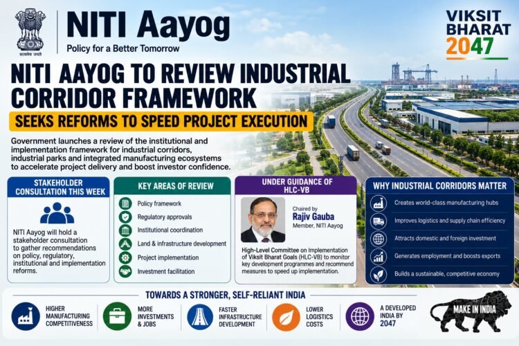 NITI Aayog Reviews Industrial Corridor Framework to Fast-Track Projects and Boost Investor Confidence 1 NITI Aayog Reviews Industrial Corridor Framework to Fast-Track Projects and Boost Investor Confidence