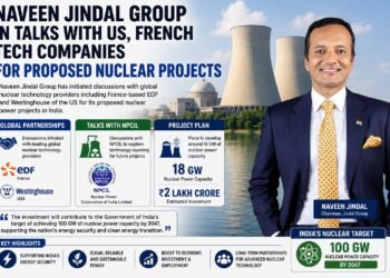 Naveen Jindal Group Explores US and French Partnerships for ₹2 Lakh Crore Nuclear Power Expansion 5 Naveen Jindal Group Explores US and French Partnerships for ₹2 Lakh Crore Nuclear Power Expansion