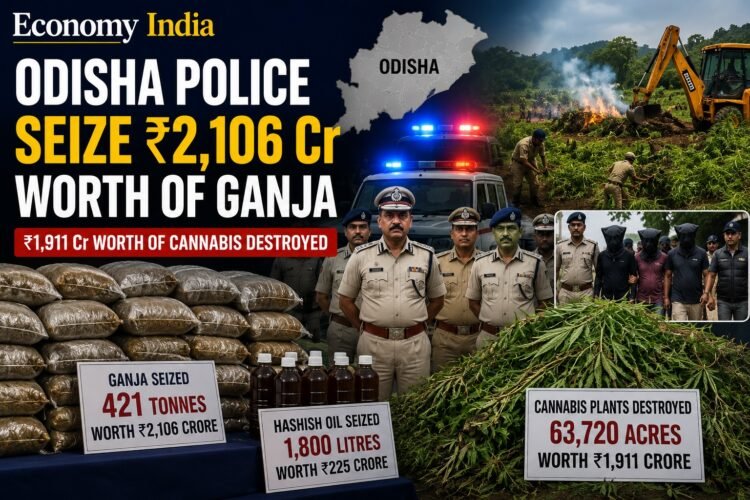 Odisha Police Seize Drugs Worth ₹2,331 Crore, Destroy Illegal Cannabis Crop Valued at ₹1,911 Crore 1 Odisha Police Seize Drugs Worth ₹2,331 Crore, Destroy Illegal Cannabis Crop Valued at ₹1,911 Crore
