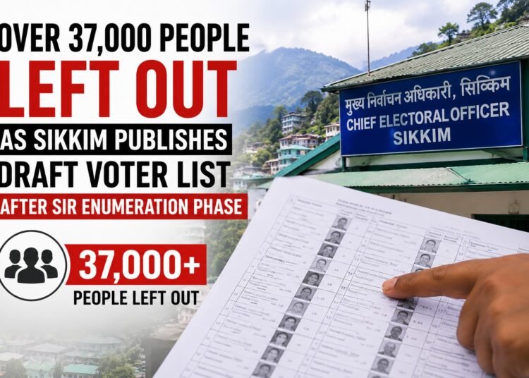 Over 37,000 Left Out of Sikkim Draft Voter List After Special Revision