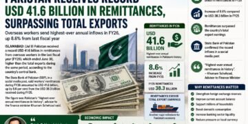 Pakistan Receives Record USD 41.6 Billion in Remittances, Surpassing Export Earnings