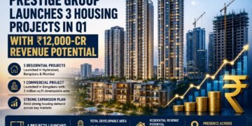 Prestige Group Launches Three Housing Projects with ₹12,000 Crore Revenue Potential in Q1 FY27
