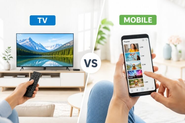 Why People Watch More Mobile and Less TV Today 1 TV Viewership Declining as Mobile Usage Rises