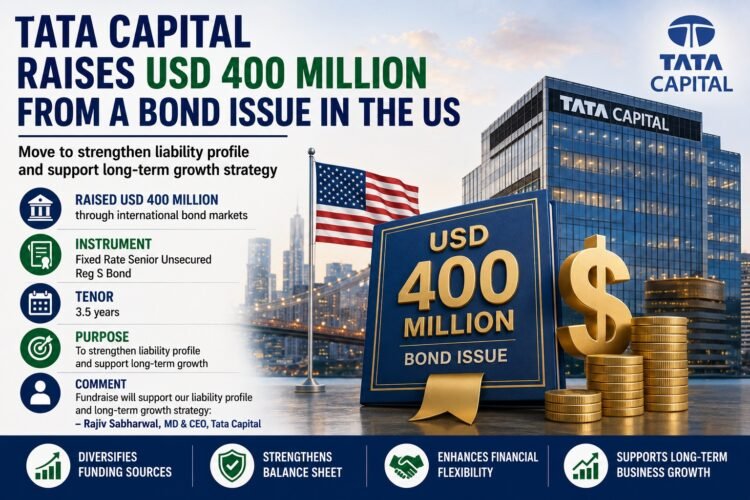 Tata Capital Raises $400 Million Through US Bond Issue to Strengthen Growth Strategy 1 Tata Capital Raises $400 Million Through US Bond Issue to Strengthen Growth Strategy