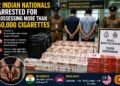 Two Indian Nationals Arrested in Sri Lanka with Smuggled Cigarettes Worth LKR 7.98 Million