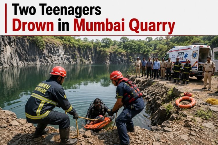 Two Teenagers Drown After Falling Into Water-Filled Quarry in Mumbai's Dahisar 1 Two Teenagers Drown After Falling Into Water