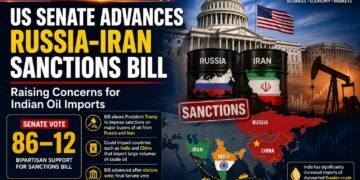 US Senate Advances Russia-Iran Sanctions Bill, Raising Concerns for Indian Oil Imports
