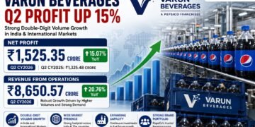 Varun Beverages Q2 Profit Rises 15% to ₹1,525 Crore on Strong Volume Growth