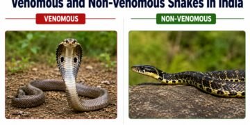 Venomous and Non-Venomous Snakes in India