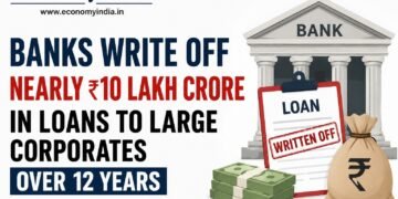Banks Write Off Nearly ₹10 Lakh Crore in Loans to Large Corporates Over 12 Years