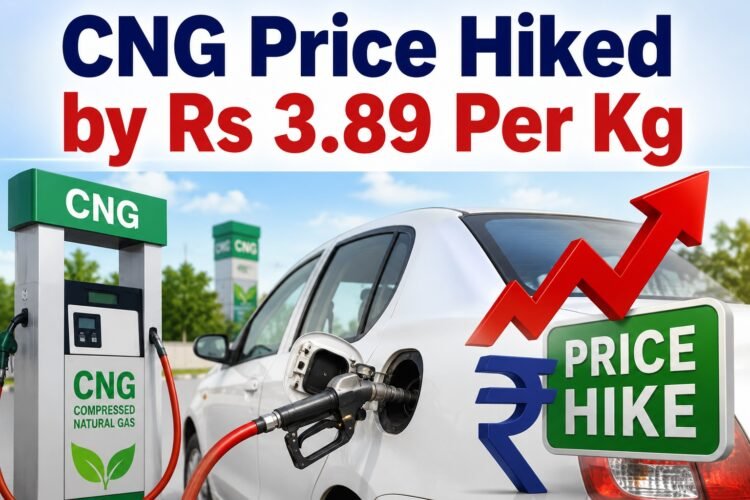 CNG Price Hiked by Rs 3.89 Per Kg