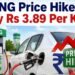 CNG Price Hiked by Rs 3.89 Per Kg