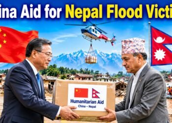 China Aid for Nepal Flood Victims