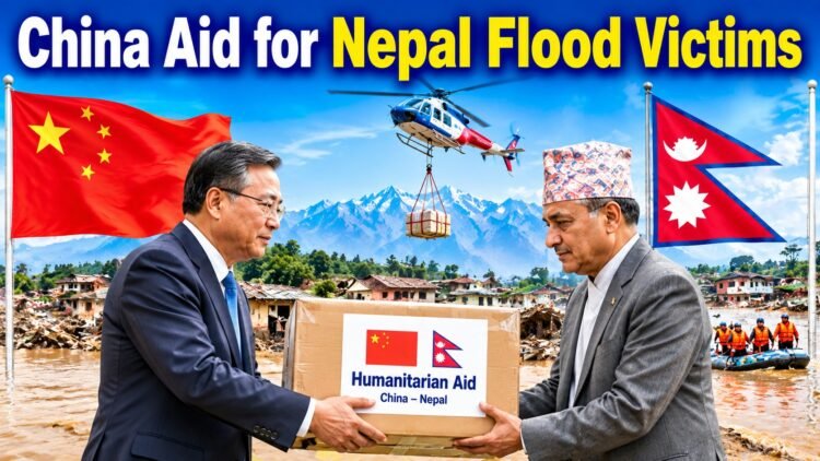 China Aid for Nepal Flood Victims