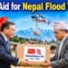 China Aid for Nepal Flood Victims
