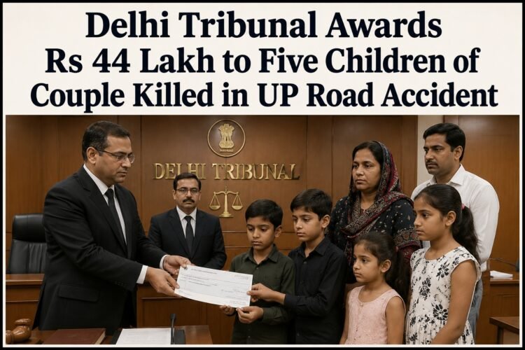 Delhi Tribunal Awards Rs 44 Lakh to Five Children of Couple Killed in UP Road Accident 1 Delhi Tribunal Awards Rs 44.09 Lakh
