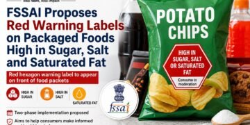 FSSAI Proposes Red Warning Labels on Packaged Foods High in Sugar, Salt and Saturated Fat
