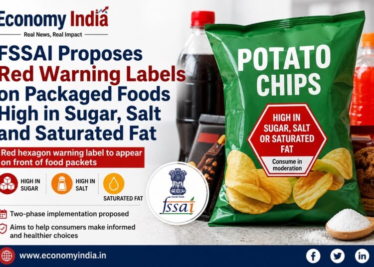 FSSAI Proposes Red Warning Labels on Packaged Foods High in Sugar, Salt and Saturated Fat