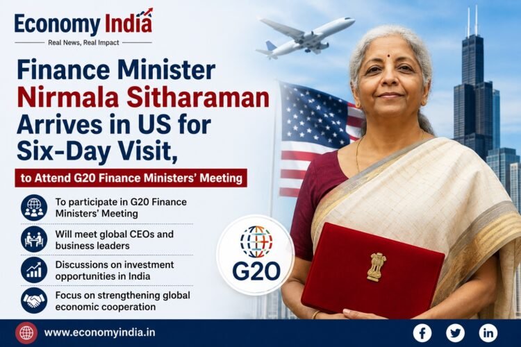 Finance Minister Nirmala Sitharaman Arrives in US for Six-Day Visit, to Attend G20 Finance Ministers’ Meeting 1 Finance Minister Nirmala Sitharaman Arrives in US for Six-Day Visit, to Attend G20 Finance Ministers’ Meeting