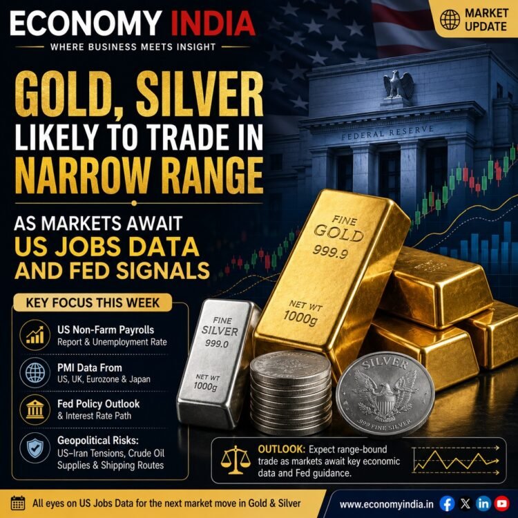 Gold, Silver Likely to Trade in Narrow Range as Markets Await US Jobs Data and Fed Signals 1 Gold, Silver Likely to Trade in Narrow Range as Markets Await US Jobs Data and Fed Signals