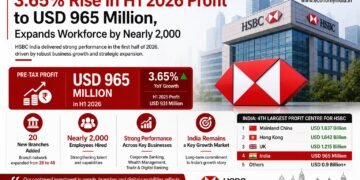 HSBC India Reports 3.65% Rise in H1 2026 Profit to USD 965 Million, Expands Workforce by Nearly 2,000