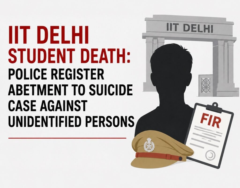 IIT Delhi Student Death 3